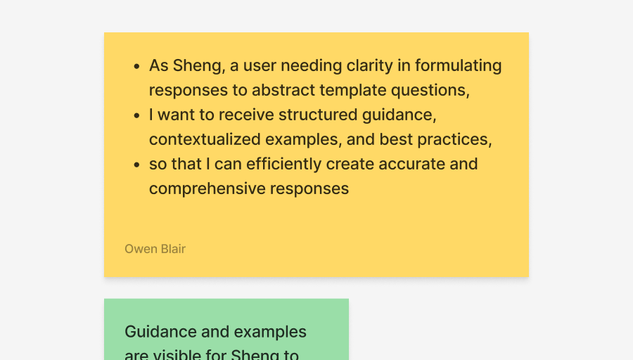Mapping complex user stories