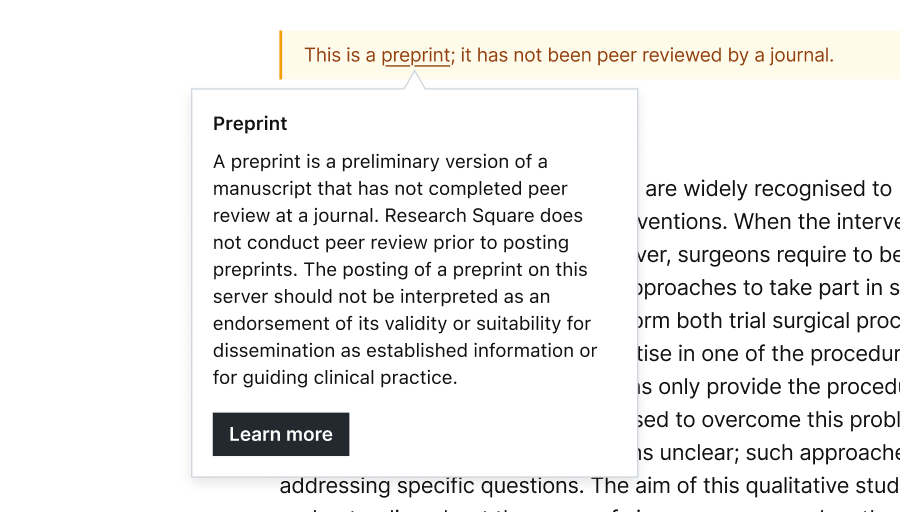 Communicating a new technology