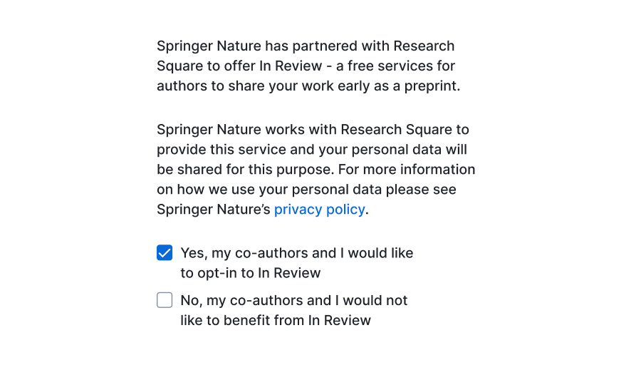 Designing opt-in flows